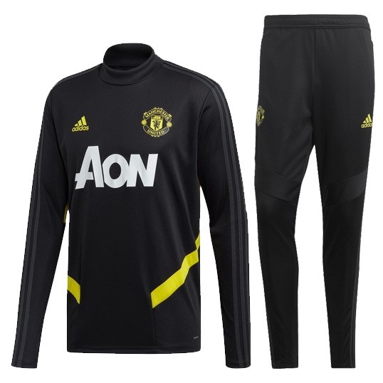 Chandal Niños Manchester United 2019/20 Oro Negro